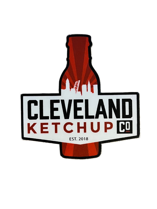 Die-cut Vinyl Ketchup Sticker (2.5 inch)