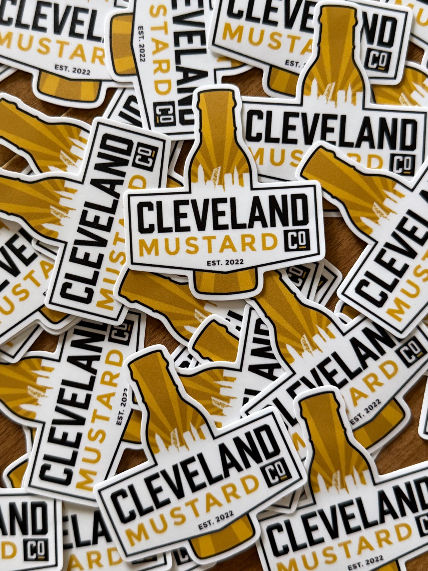 Die-cut Vinyl Mustard Sticker (2.5 inch)