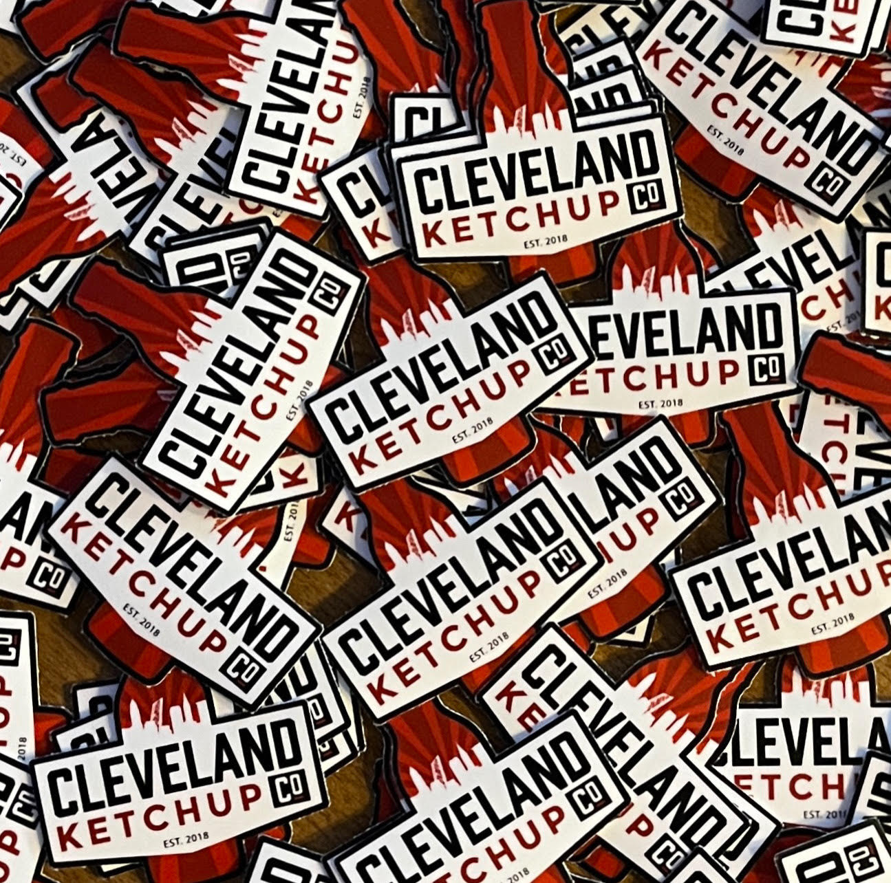 Die-cut Vinyl Ketchup Sticker (2.5 inch)
